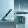 Etui do iPhone 15 Pro, Frame Kickstand, do MagSafe, Moon Green