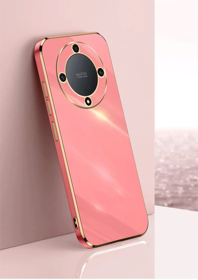 Etui do Honor Magic 6 Lite 5G, Glamour CamShield, czerwone