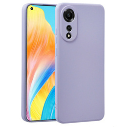 Etui do Oppo A78 4G, Silicone Lite, fioletowe
