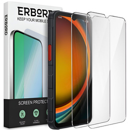 2x Szkło Hartowane do Samsung Galaxy Xcover 7 Pro, ERBORD 9H Hard Glass, szybka