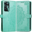 Etui z klapką do Oppo Reno 11F 5G, Mandala, zielone