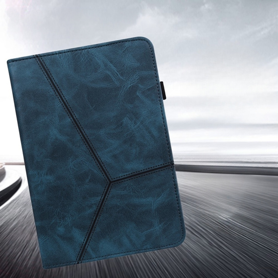 Etui do Lenovo Tab M9, Classic, z miejscem na rysik, niebieskie
