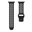 Pasek Silikonowy do Apple Watch 1/2/3/4/5/6/7/8/9/10/11/SE Ultra 1/2/3 42/44/45/46/49mm, Czarny