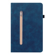 Etui do Lenovo Tab P11 Pro Gen 2 TB132FU TB132XU 11.2", Wallet Pen Slot, niebieskie