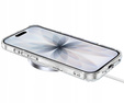 Etui do iPhone 17, ERBORD Glitter MagSafe, przezroczyste