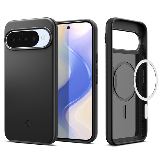 Etui Spigen do Google Pixel 10/10 Pro, Thin Fit Mag MagSafe, Black