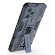 Etui do Xiaomi Redmi Note 12 5G / POCO X5 5G, pancerne z podstawką i ochroną aparatu, niebieskie