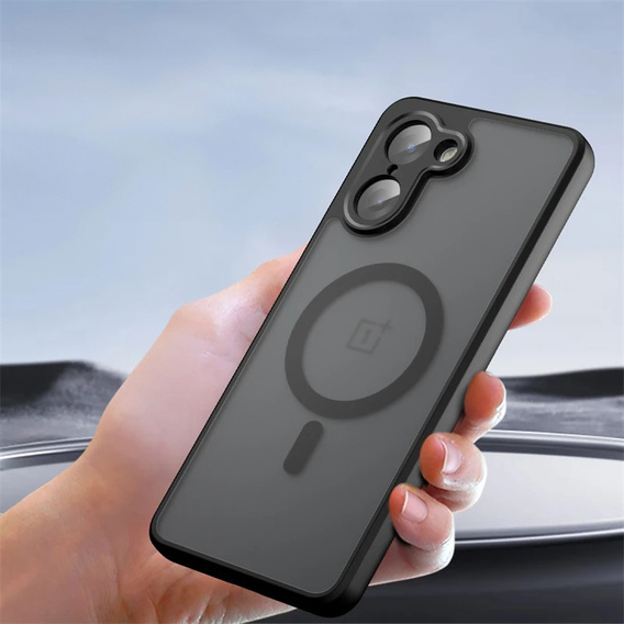 Etui do OnePlus Nord CE5, do MagSafe, ERBORD Matt Case, czarny