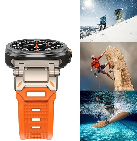 Pasek ERBORD ProTech do Samsung Galaxy Watch Ultra 47mm (2025 / 2024), Pomarańczowy