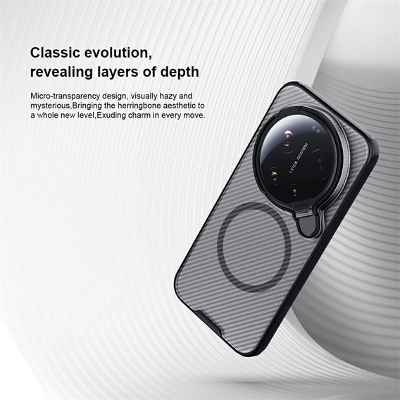Etui Nillkin CamShield Prop Magnetic dla Xiaomi 17 Ultra, czarne