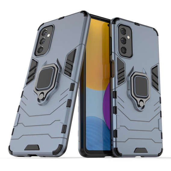 Etui do Samsung Galaxy M52 5G, Kickstand Ring, niebieskie