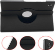 Etui do Samsung Galaxy Tab A9+, Obrotowe 360, czarne