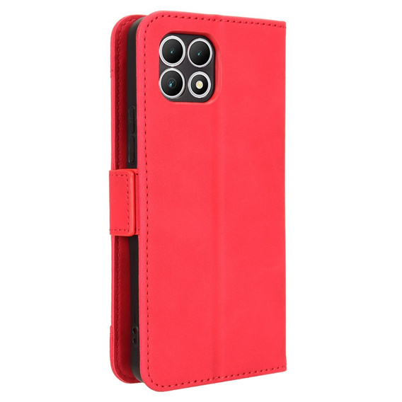 Etui z klapką do T Phone 2 5G, Card Slot, czerwone