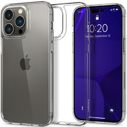 Etui Spigen do iPhone 14 Pro Max, AirSkin Hybrid, Crystal Clear