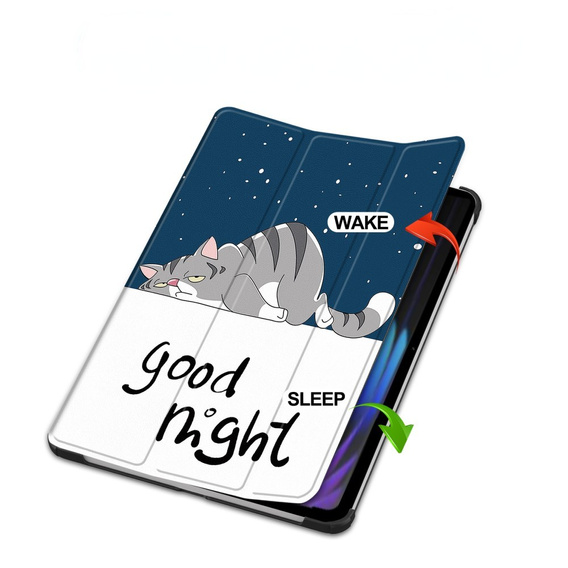 Etui do Xiaomi Pad 7 / 7 Pro, Smartcase, sleeping cat