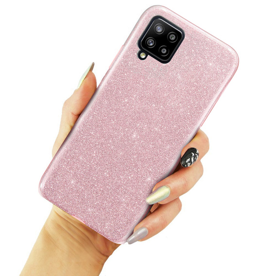 Etui Glitter Case do Samsung Galaxy A42 5G, Pink