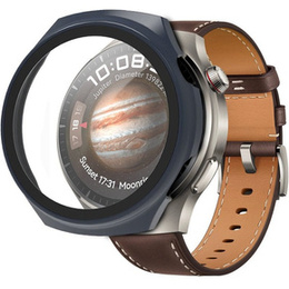 2w1 Etui + Szkło Hartowane do Huawei Watch 4 Pro, Granatowe