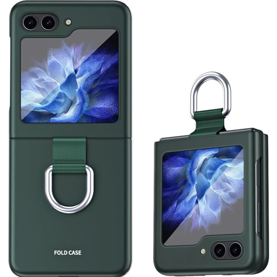 Etui Ring Holder do Samsung Galaxy Z Flip5 5G, zielone