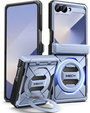 Etui do Samsung Galaxy Z Flip7 FE / Z Flip6, Tongate MECH Magsafe, niebieskie