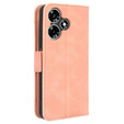Etui z klapką do Infinix Hot 30, Card Slot, różowe