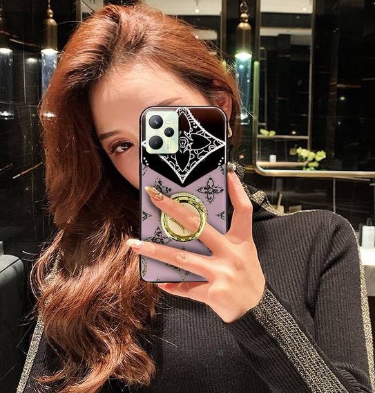 Etui Fashion do Realme C35, fioletowe