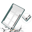 Etui do Samsung Galaxy Tab S9 FE / S10 FE, Smartcase Hybrid, z miejscem na rysik, ciemnozielone