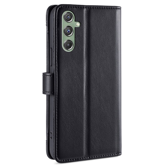 Etui z klapką do Samsung Galaxy M34, Wallet Zipper Pocket, czarne