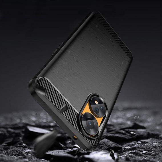 Etui do Oppo Reno8 T 4G, Karbon, czarne