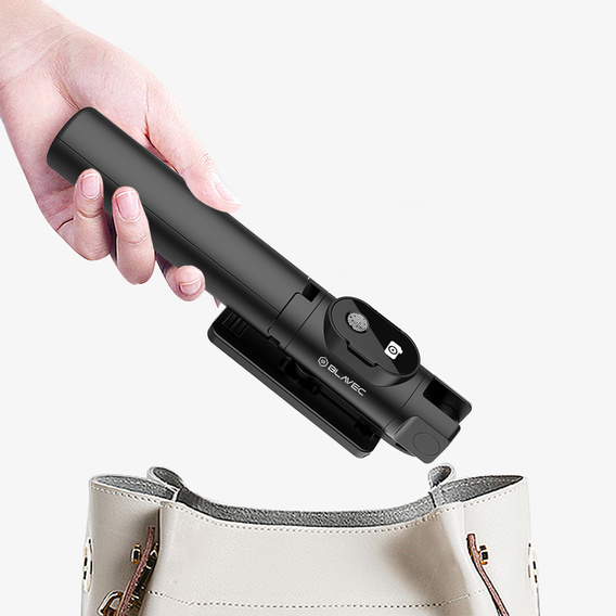 Blavec Coco P-02 – selfie stick z pilotem i funkcją statywu - czarny