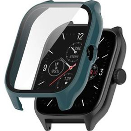 2w1 Etui + Szkło hartowane do Amazfit GTS 4, Zielone