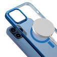 Etui do iPhone 13 Pro Max, ERBORD Hybrid MagSafe Case, niebieskie
