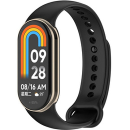 Pasek Silikonowy do Xiaomi Smart Band 10 / 9 / 8, Czarny