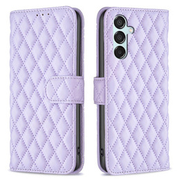 Etui z klapką do Samsung Galaxy M15 5G, Wallet, BINFEN COLOR, fioletowe