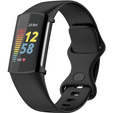 2w1 Etui z Osłoną na ekran do Fitbit Charge 5, Czarny