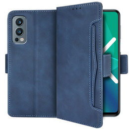 Etui z klapką do OnePlus Nord 2 5G, Card Slot, niebieskie
