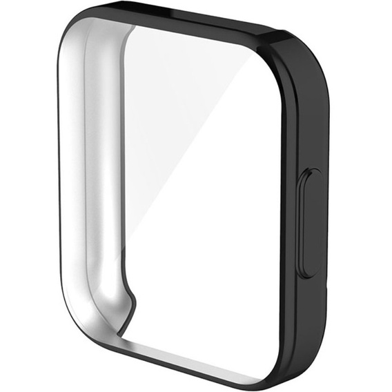 2w1 Etui silikonowe z osłoną na ekran dof Xiaomi Redmi Watch 2 Lite, Czarne