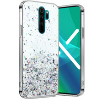 Etui do Xiaomi Redmi Note 8 Pro, Glittery, przezroczyste