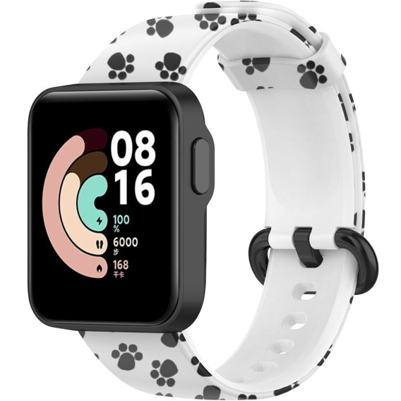 Pasek silikonowy do Xiaomi Mi Watch Lite, Paw