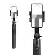 FORCELL Uchwyt F-GRIP S150XL Selfie Stick Tripod + Pilot Bluetooth, czarny