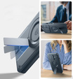 Etui Dexnor do iPhone 13 Pro – magnetyczne, z przesuwaną osłoną aparatu - niebieskie