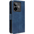 Etui z klapką do Realme GT 7 / 7T, Card Slot, granatowe