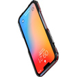 Etui LUPHIE do iPhone 13 Pro Max, Armor Bumper, czarne / czerwone