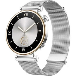 Uniwersalna Bransoleta Milanese 18mm, z zaciskiem od wewnątrz, Srebrna