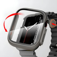 2w1 Etui + Szkło Hartowane do Apple Watch 10/11 46MM, Tytanowe