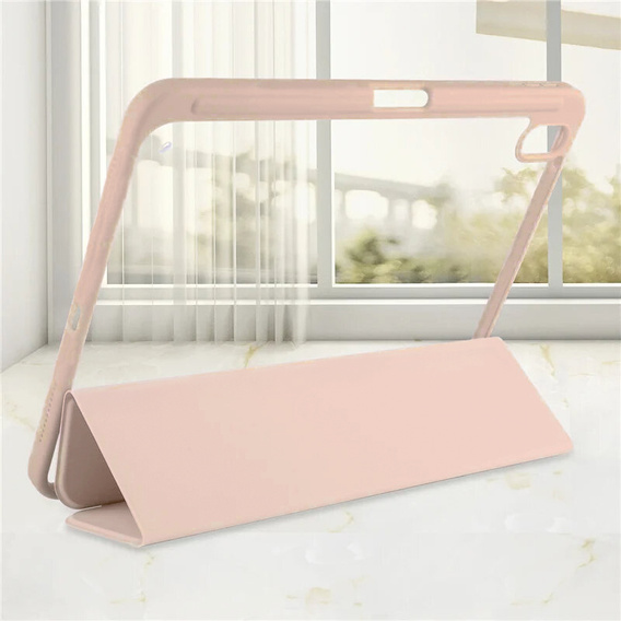 Etui do iPad 11" 2025 A16 (11 gen.) / iPad 10.9" 2022 (10 gen.), Smartcase Hybrid, z miejscem na rysik, różowe rose gold