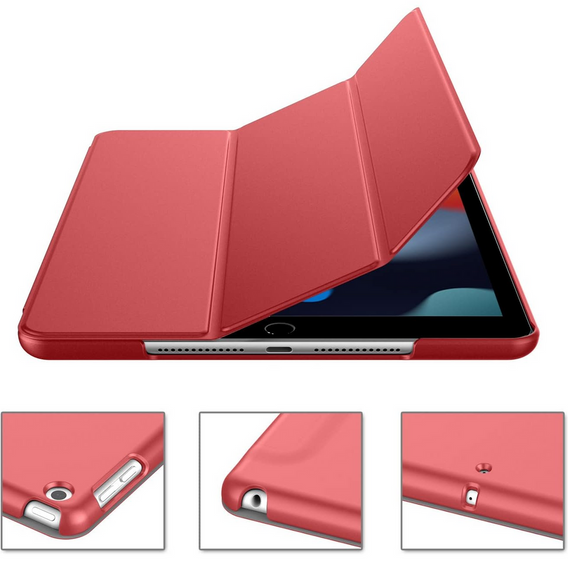 Etui do iPad 10.2" 2021/2020/2019 (9/8/7 gen.), Smartcase, czerwone