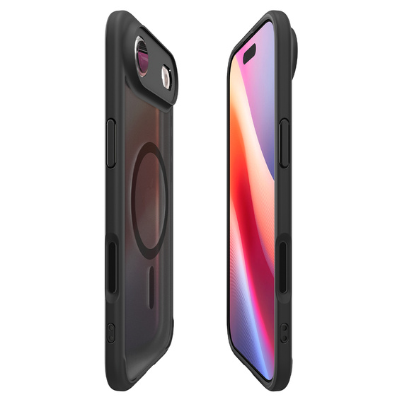 Etui Spigen do iPhone Air, Ultra Hybrid MagSafe, Frost Black