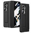 Etui ochronne PC z podstawką i ochroną zawiasu do Samsung Galaxy Z Fold6 5G – czarne