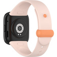 Pasek Silikonowy do Xiaomi Redmi Watch 3, Różowy / Pomarańczowy