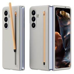 Etui ze szkłem i rysikiem do Samsung Galaxy Z Fold7 – szare